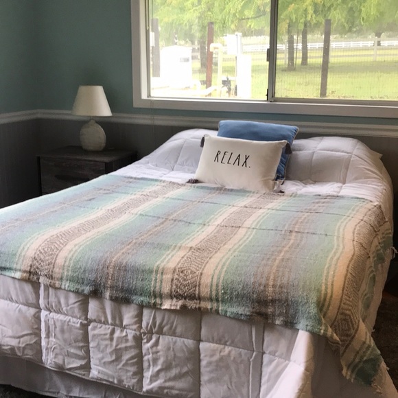 The Sandy Starfish Other - Light Blue, Mint Baja Beach/Festival/Yoga Blanket